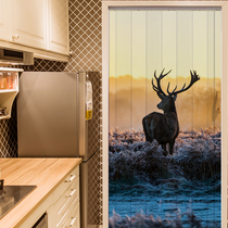 PVC folding door sliding door partition custom kitchen sliding door Bathroom door toilet door Elk invisible plastic door