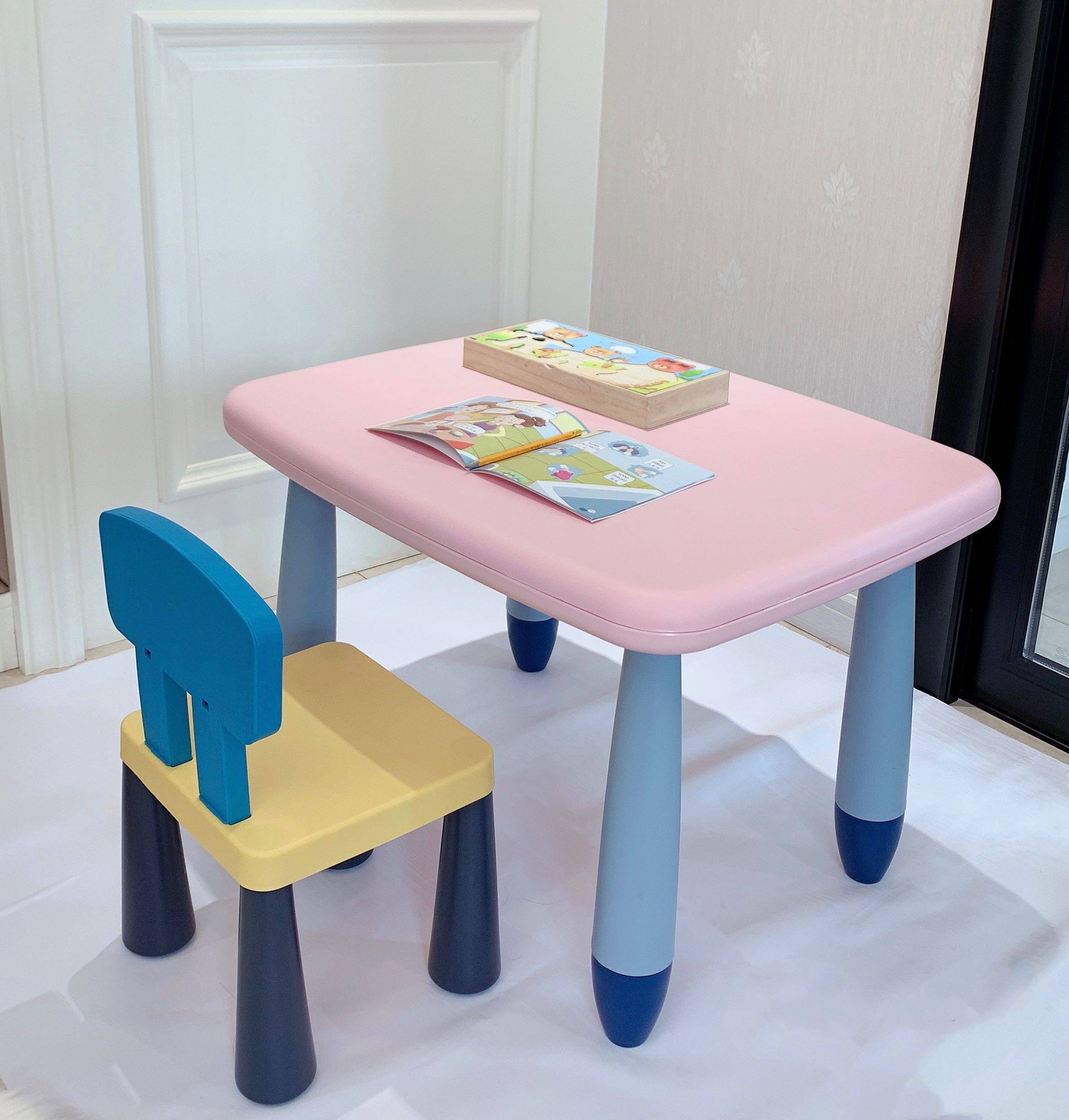 Children's desk and chair kit learning desk and chair kindergarten desk and chair toy tables and chairs household thickness new products