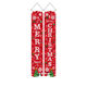 Christmas couplet decoration door couplet decoration home scene layout hotel store holiday curtain door hanging door frame