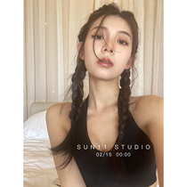 SUN11 beauty strap chest cushion camisole women gather bra outside wear inner bottom bandeau wrap top summer