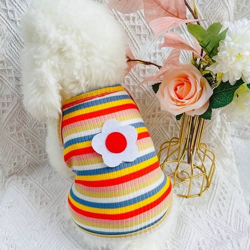 Ins ins wind dog cat pet щетковая одежда тонкая весна и летняя