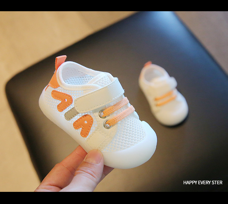 Little Baby Walking Shoes Spring and Autumn Season Sandals for Girls 6 Months Soft Sole Infant Shoes Boys Breathable Single Mesh Shoes 2 — 15
