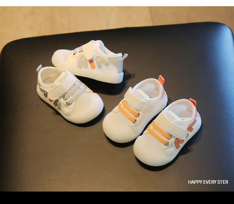 Little Baby Walking Shoes Spring and Autumn Season Sandals for Girls 6 Months Soft Sole Infant Shoes Boys Breathable Single Mesh Shoes 2 — 10
