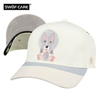 SWOFCARE / Swarf 3D thêu Keji baby xu hướng thời trang mũ thể thao mũ bóng chày CORGI BABY - Bóng chày 	gậy bóng chày bằng xốp	