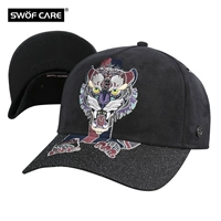 SWOFCARE Si Wofu 3D thêu thời trang mũ mùa thể thao dành cho nam giới và phụ nữ mũ bóng chày visor Benn - Bóng chày gậy bóng chày để tự vệ