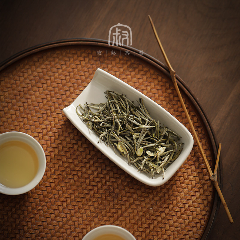 Silence Ceramics Straw Wood Grey Tea Teaspoon Teaspoon Household Utiliturg Tea Accessories Creative Handmade Tea Lotus Tea Track Zero Deserve-Taobao