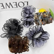 French-Style Autumn and Winter New Tulip Bun Clip, Elegant and Fashionable Mesh Cloud Medium-Sized Hair Clip Hair Accessory