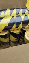 Jinliuhe brand PVC yellow green blue red yellow black warning tape road sign tape zebra tape floor tape 4 8cm