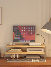 usb显示器增高架 亚克力电脑增高架显示器支架桌面显示屏台式笔记本置物架悬浮办公