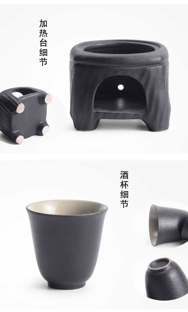 "Precious little ceramic wine wine suits for a temperature hot hip household of Chinese style hot warm yellow wine pot liquor cup