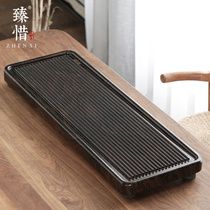 Zhenxie electric Wood tea tray household simple tea set set living room Japanese Tea Sea big dry bubble tea table