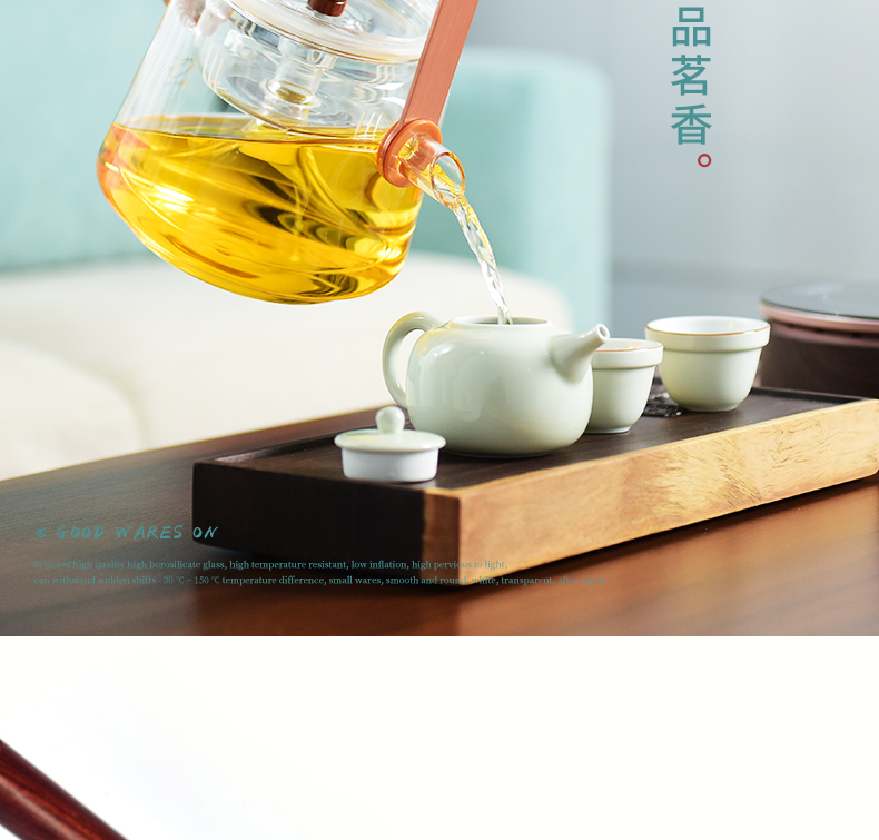 "Precious little misspellings steaming pot of tea to girder heat - resistant glass teapot cat 's eye water electricity TaoLu boiled tea, tea sets