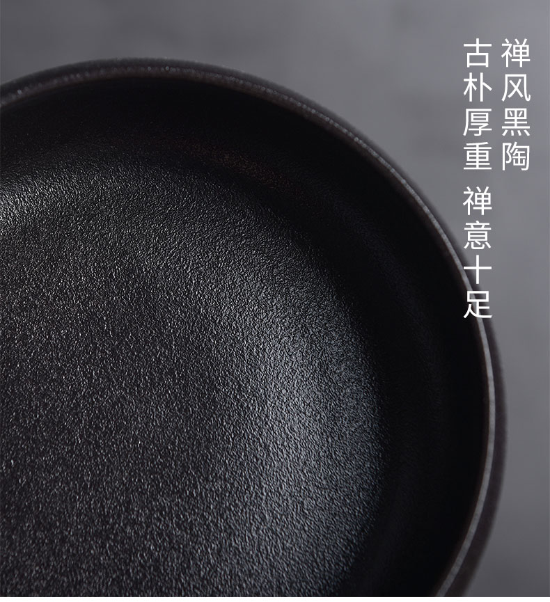 "Precious little custom black ceramic kung fu tea tea tea tray accessories cup tea for wash in hot cylinder washing water, after the wash