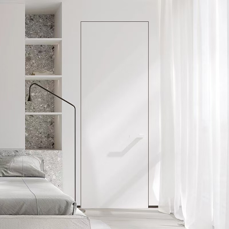 Minimalist Invisible Door Frameless Aluminum Wooden Door Indoor One Door to Top Room Bedroom Extremely Narrow Frame Paint Hidden Hidden Door Minimalist Invisible Door Frameless Aluminum Wooden Door Indoor One Door to Top Room Bedroom Extremely Narrow Frame Paint Hidden Hidden Door