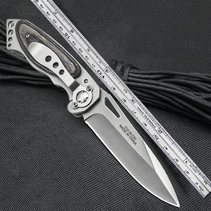 Outdoor folding knife portable carry-on knife anti-body military-knife cold weapon Field high hardness begging for raw knife water fruit knife-Taobao