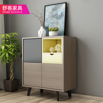 Minimalist dining side cabinet Modern simple multi-function locker