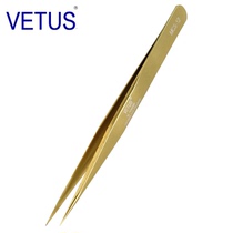 VETUS dazzling beauty mascara gold MCS-12 peacock clamp stainless steel anti-acid and corrosion resistant