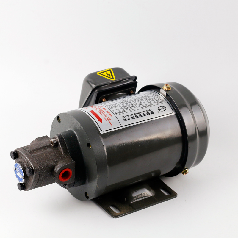 TOP oil pump motor combination triangular internal plug-in 380V hydraulic gear lubrication pump triangular oil pump cycloid pump