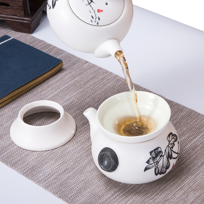 Kung fu tea set ceramic fair keller) suit in tea is tea sea single justice cup cup tea accessories