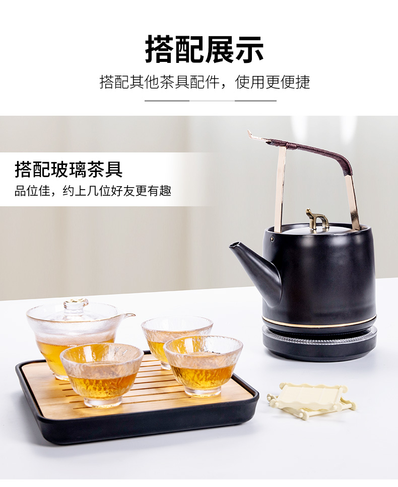 Ceramic cooking pot suit small electric home tea machine automatic electric kettle insulation TaoLu with one person