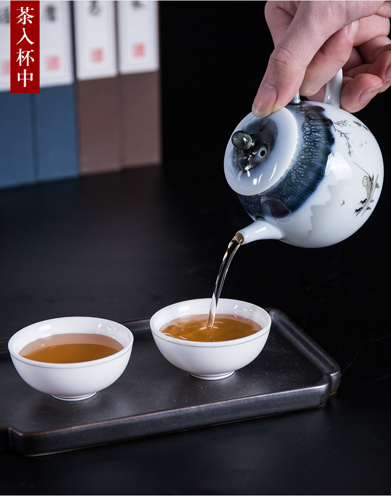 Jane quality Japanese ceramic teapot single pot small contracted household kung fu tea set spare parts xi shi pot of tea