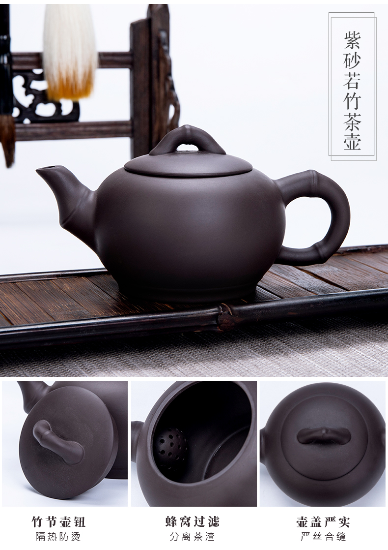 Jane quality manual it the glass cup single teapot tea office home of kung fu tea set spare parts