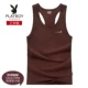 Playboy Summer Men Thanh niên Cơ sở Thể thao Vest Cotton Slim Cotton Thở Skinny Tide - Áo vest cotton