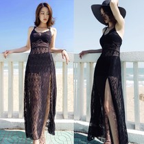 Swimsuit female sense of three-piece set long female small chest gathered lace cover belly thin hot spring swimsuit bikini female