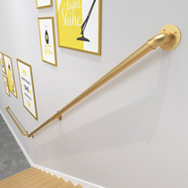 Stair handrails modern simple household iron water pipe indoor attic wall-mounted anti-slip escalator for the elderly and young children