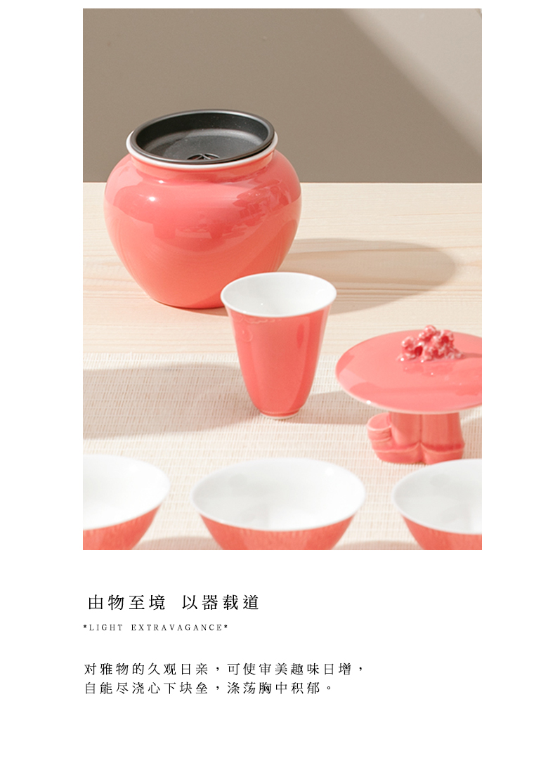 The Self - "appropriate content carmine masters cup tea cups kung fu tea tea sample tea cup jingdezhen simple Japanese