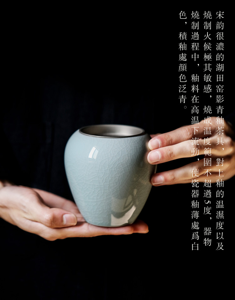 The Self - "appropriate content Japanese water jar wash to jingdezhen ceramic building water restoring ancient ways of household small tea in hot washing of cups to wash barrels