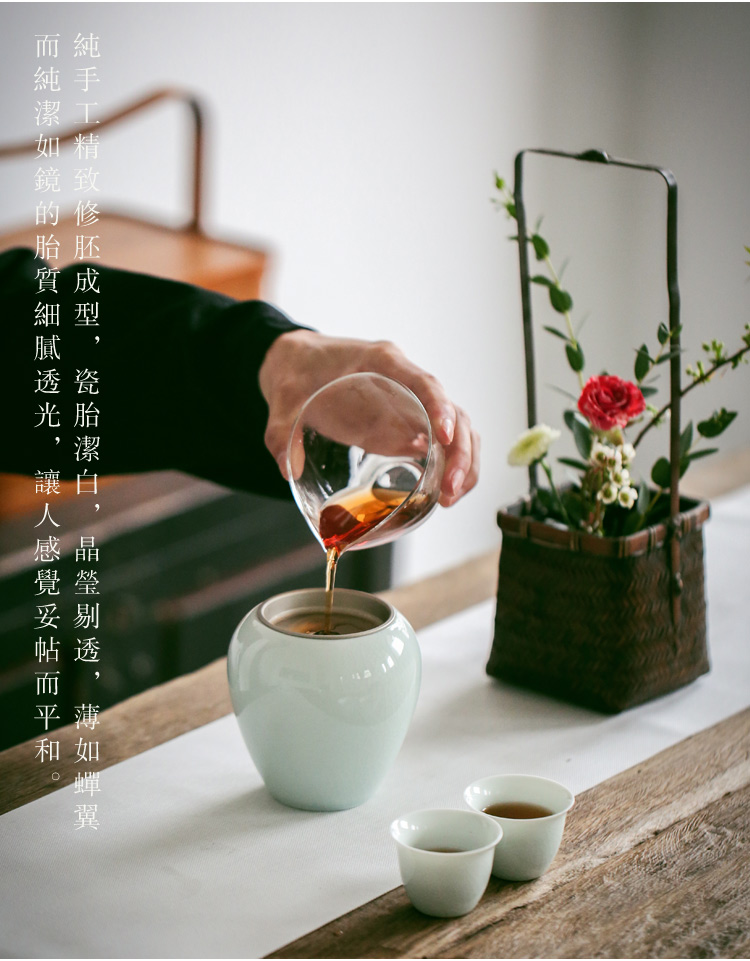 The Self - "appropriate content Japanese water jar wash to jingdezhen ceramic building water restoring ancient ways of household small tea in hot washing of cups to wash barrels