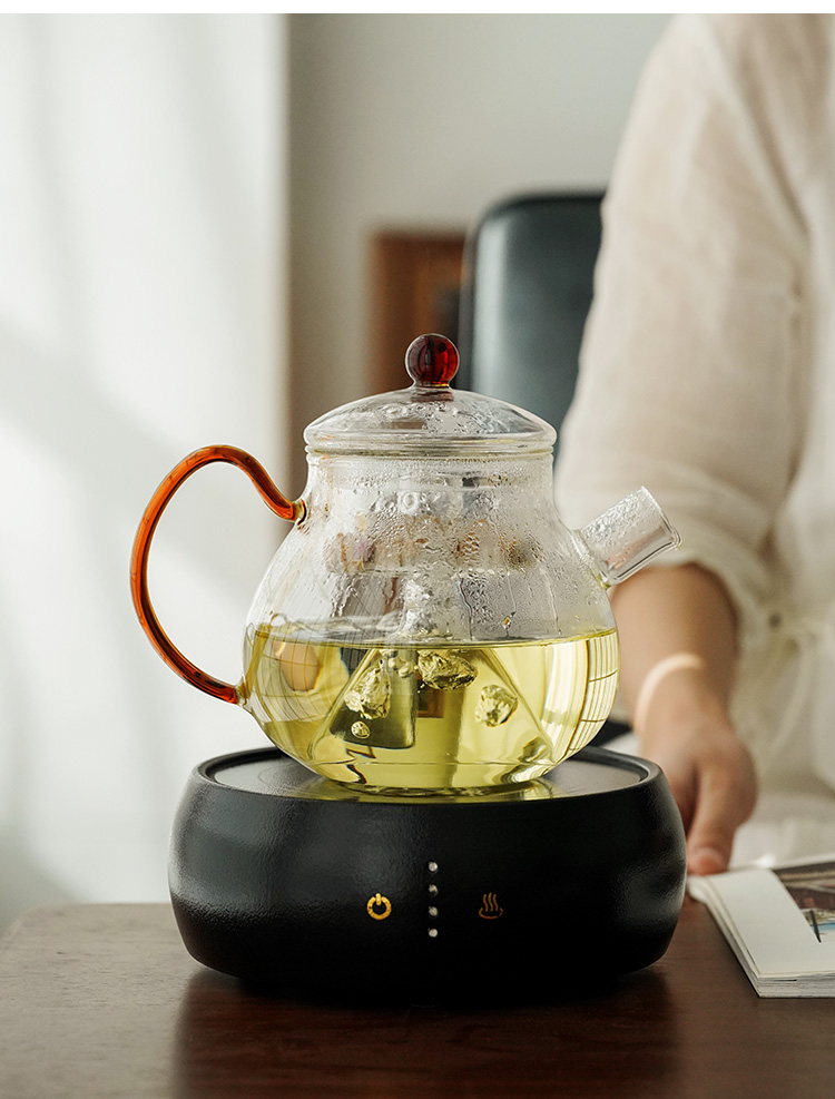 Glass boiling kettle suit the electric TaoLu boiled tea, the tea stove to boil tea steam boiling, steaming pot of household contracted