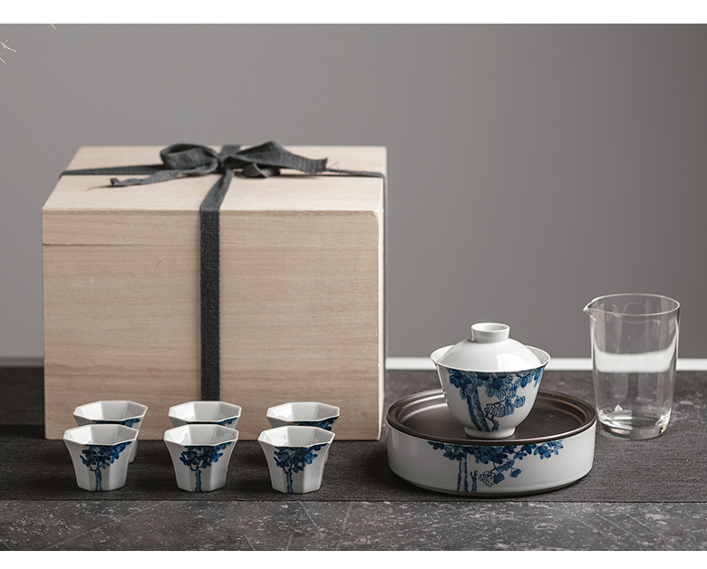 The Self - "appropriate content of jingdezhen hand - made wutong pot of bearing dry mercifully water dry tea Japanese zen storage restoring ancient ways