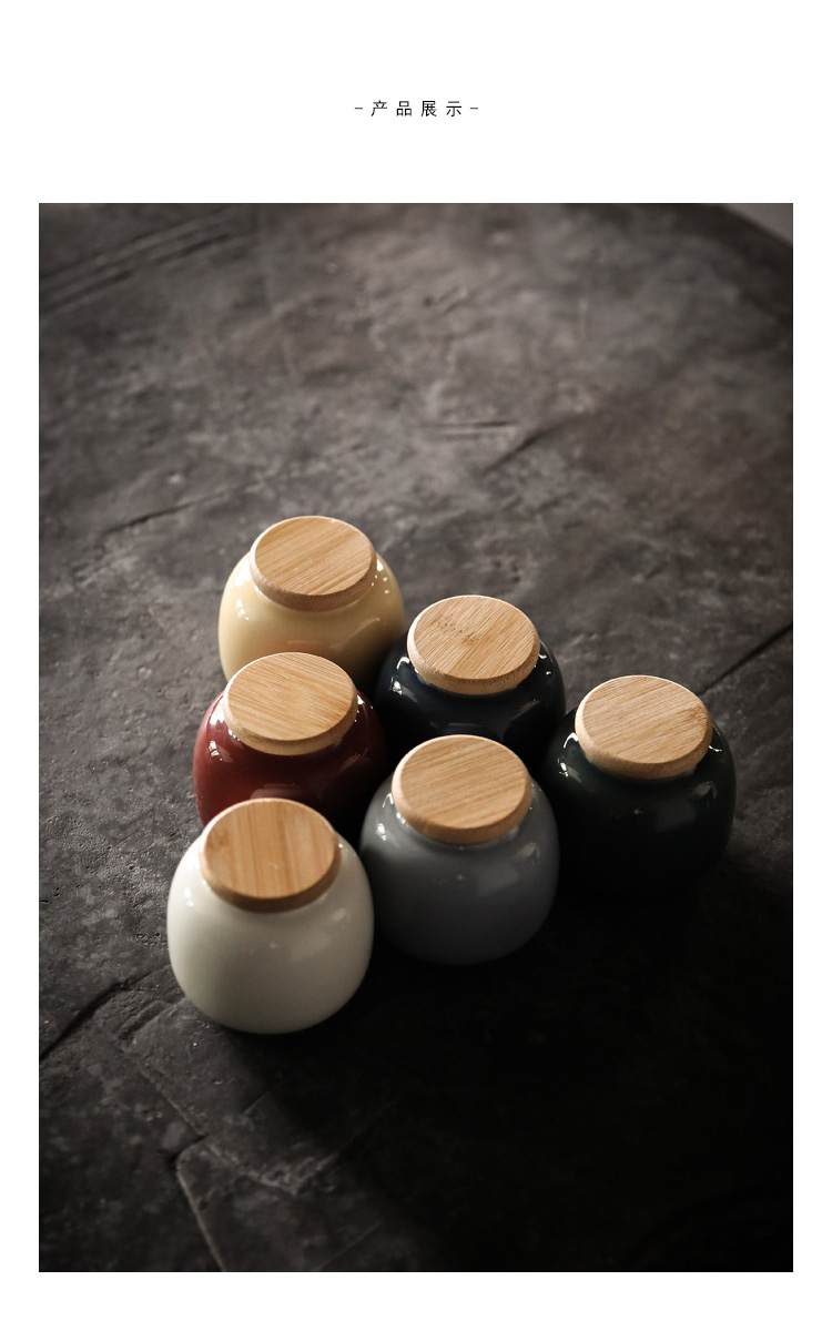 The Self - "appropriate content small caddy fixings household seal pot to restore ancient ways small POTS ceramic Japanese tea storage tanks