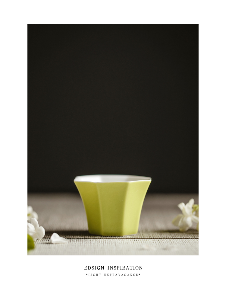 The Self - "appropriate material sample tea cup of jingdezhen ceramic cups hand - made retro mix small single CPU kunfu tea tea cups
