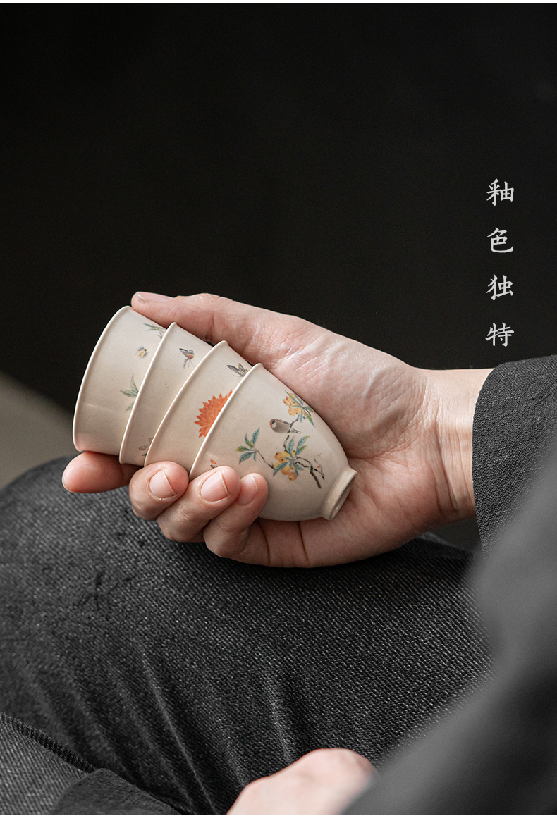 The Self - "appropriate item 6 pack master cup sample tea cup jingdezhen kung fu tea set suit small household cup tea cup