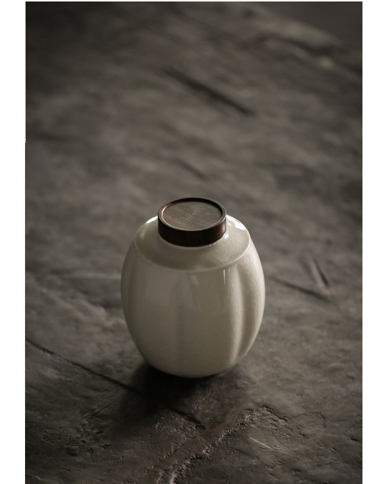 The Self - "appropriate content small ceramic tea pot seal pot household ceramics to restore ancient ways small POTS Japanese tea storage tanks