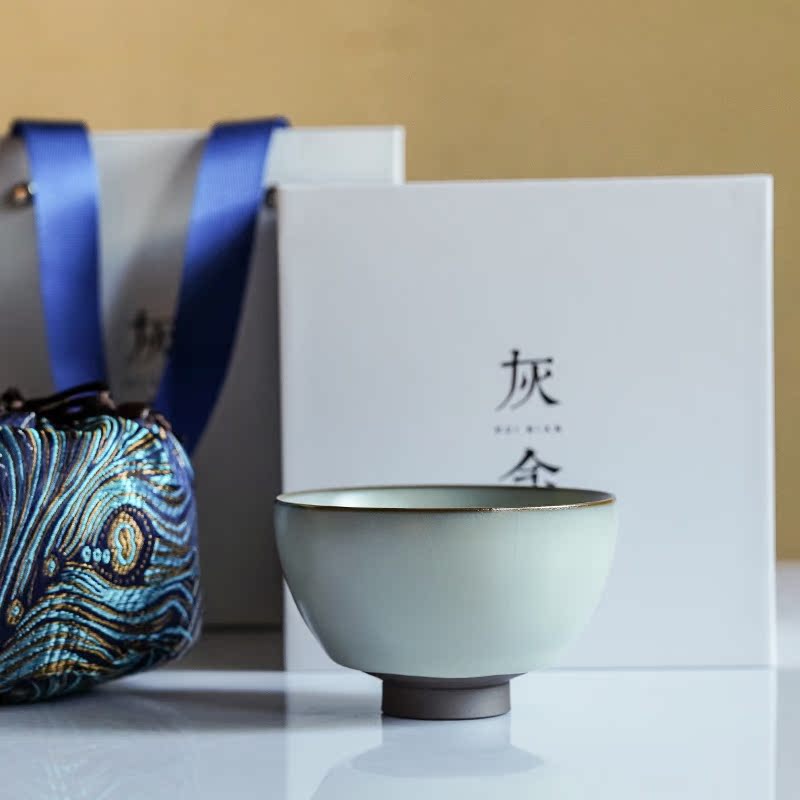 The Self - "appropriate content pure manual refinement of jingdezhen ru up market metrix who master Japanese kung fu single cup sample tea cup cup cup