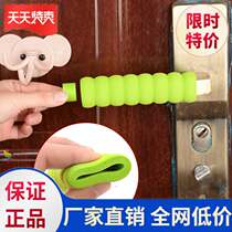 Door handle protective cover anti-bump shower room accessories strong bathroom handle gloves protective bathroom handle