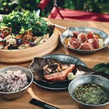 Japanese-Made Snow Peak Tw-021 Tw-021F Snow Peak Outdoor Stainless Steel Dinner Plate Family Set