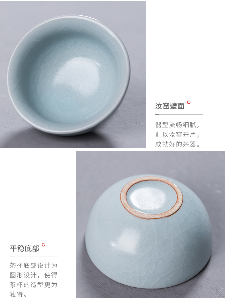 Crack cup travel a pot of two cups of tea set suit portable package ceramic kung fu tea set suit small household