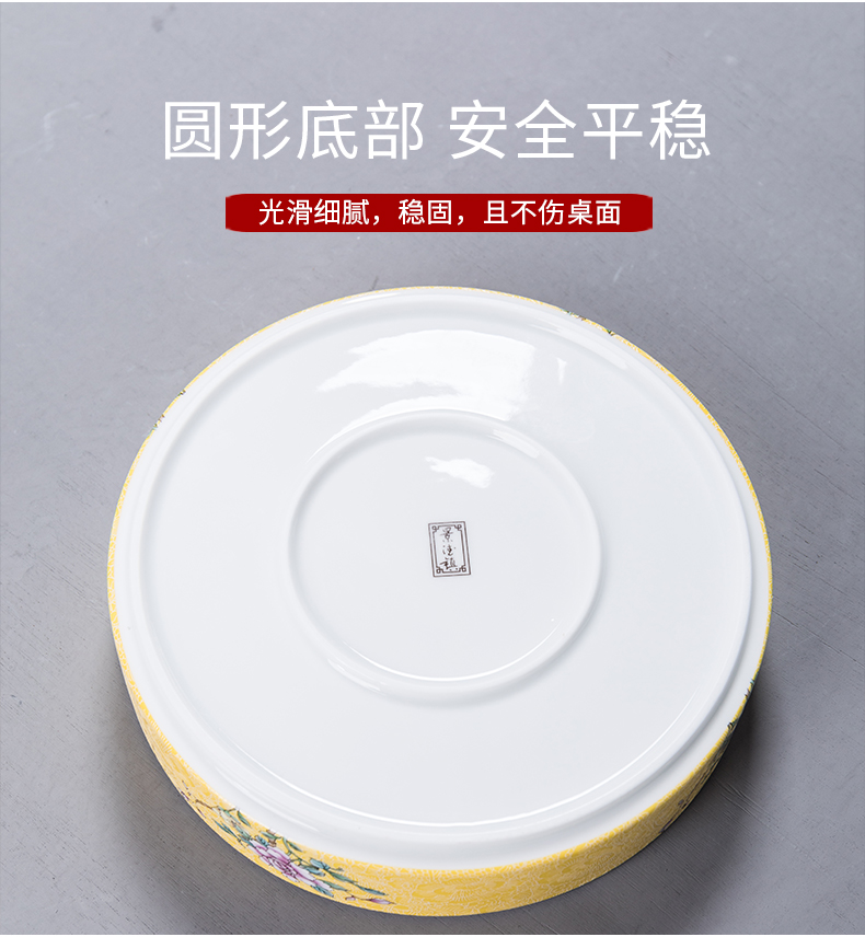 Puer tea cake tea pot ceramic seal tank storage POTS receive a case size and white tea box of household