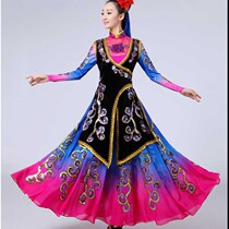 New Xinjiang Wul ethnic dance performance Costume Women Minorities Stage Performance Accessories for adults Liondress