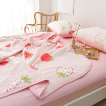 Hengyuan Xiangxiang Cool by air conditioning by thin summer spring and autumn seat in summer double summer by children single four pieces