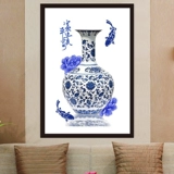 Синий и белый фарфор 2021 Новый 5D Хрустальная бриллиантовая наклейка