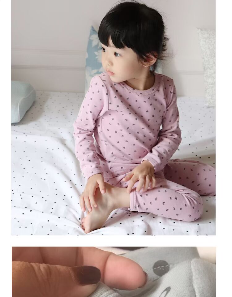 [Nhà sữa] 2018 thu đông mới đồ lót trẻ em cotton độn áo sơ mi quần bé phục vụ nhà đồ bộ trẻ em