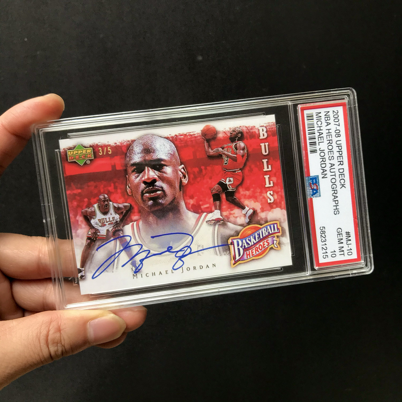 2007-08Ud Chicago Bulls Michael Jordan Jordan Hero Signature Autograph Original Replica Self-Made Card