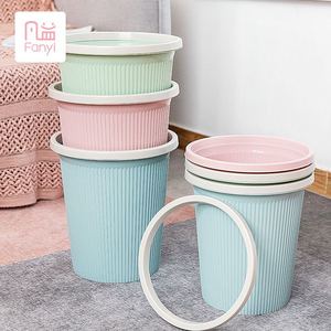 凡益日式2个装干湿分类垃圾桶