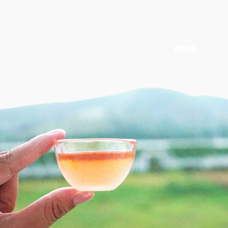 溪山隐记 石榴酒 纯酿果酒 200ml 送锤纹杯 图3